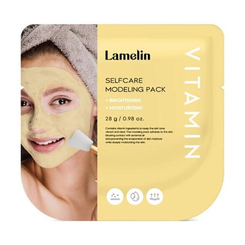 Моделювальна маска для обличчя Lamelin Self Care Modeling Pack Vitamin, 28 г